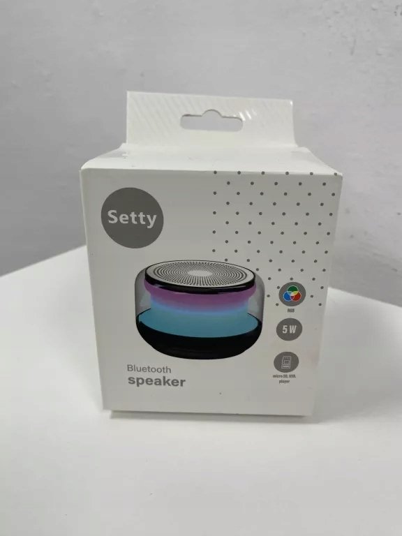 Setty Reproduktor Setty RGB kulatý reproduktor GB-700 černý