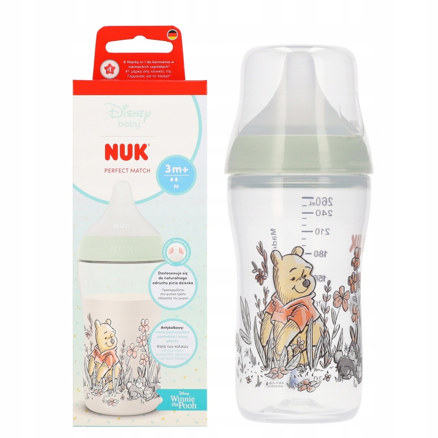 NUK NUK LÁHEV PP 260ML PM SI M KUBUS 10216332 1/6