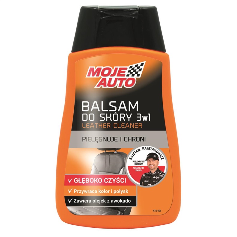 MOJE_AUTO Čistič a aviváž autokůže Moje Auto 0,25 l
