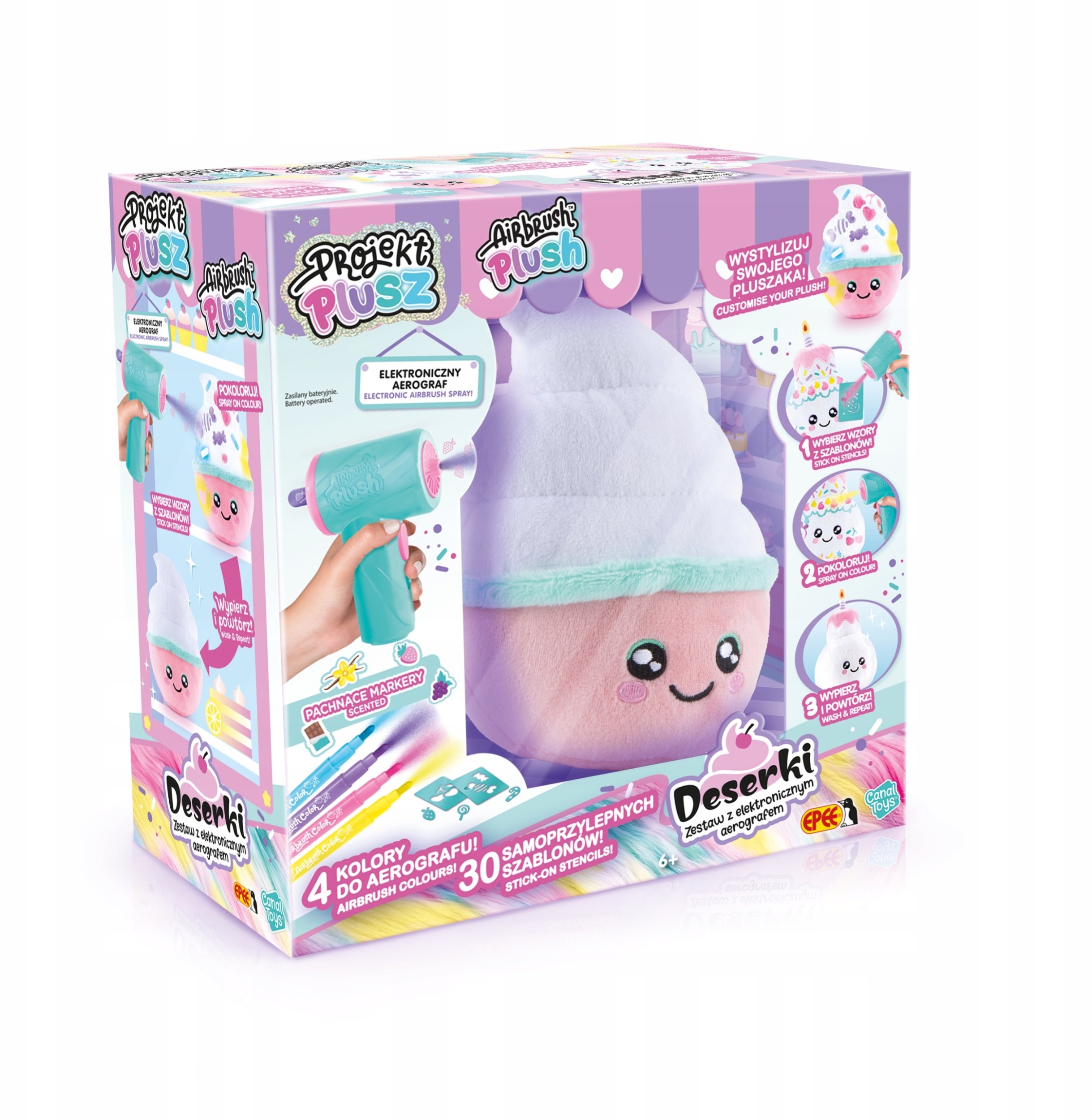 Epee Sada EPEE Cupcake Zest s elektronickým airbrushem EP60697