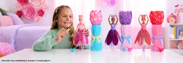 Mattel Panenka Barbie BRB FLOWER REV 3MIX JMF56 WB3
