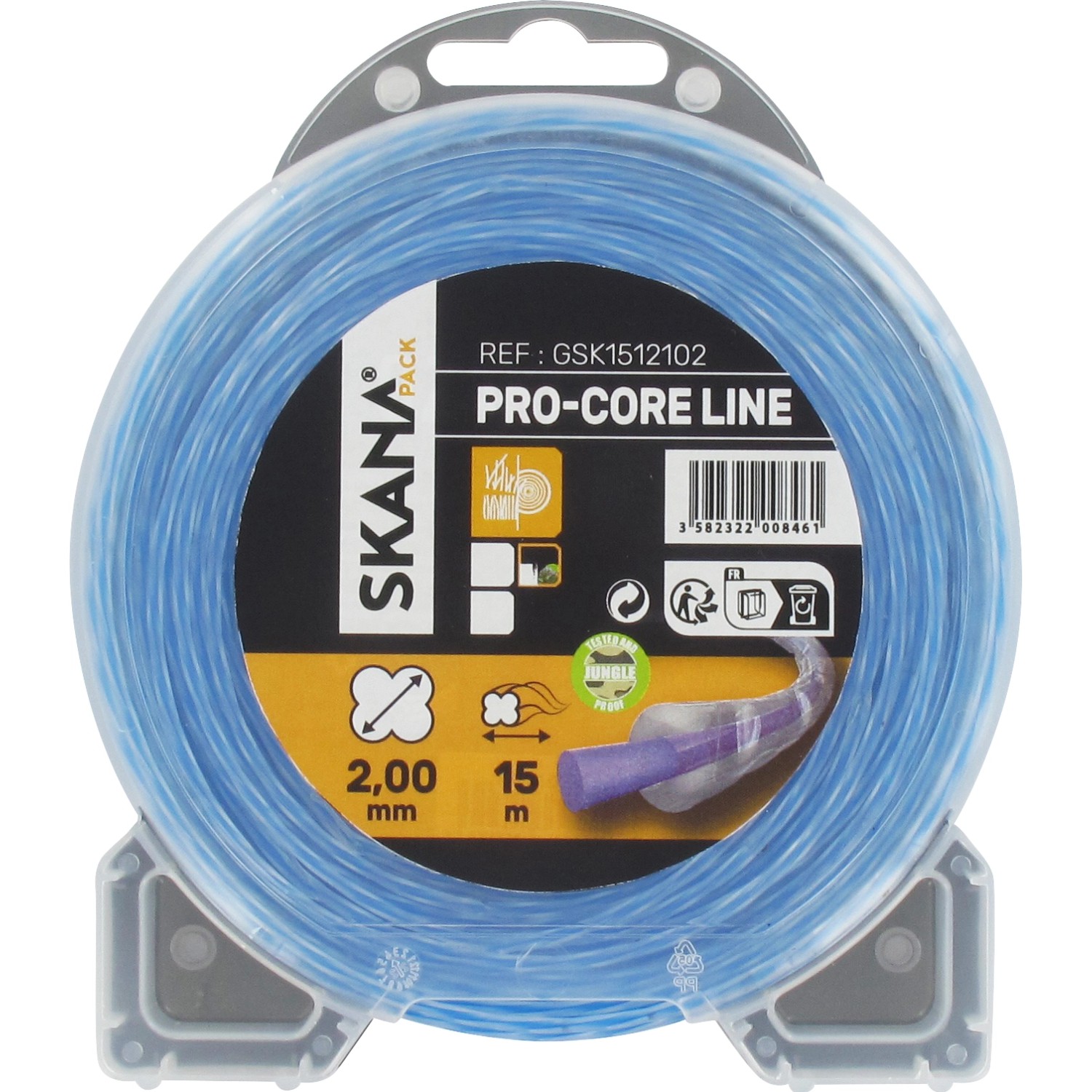 Prémiová žací struna Skana Pro Core O 2 mm x 15 m