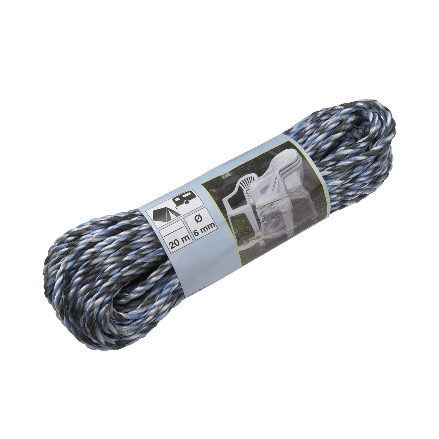 Víceúčelové lano, O 6 mm, délka 20 m