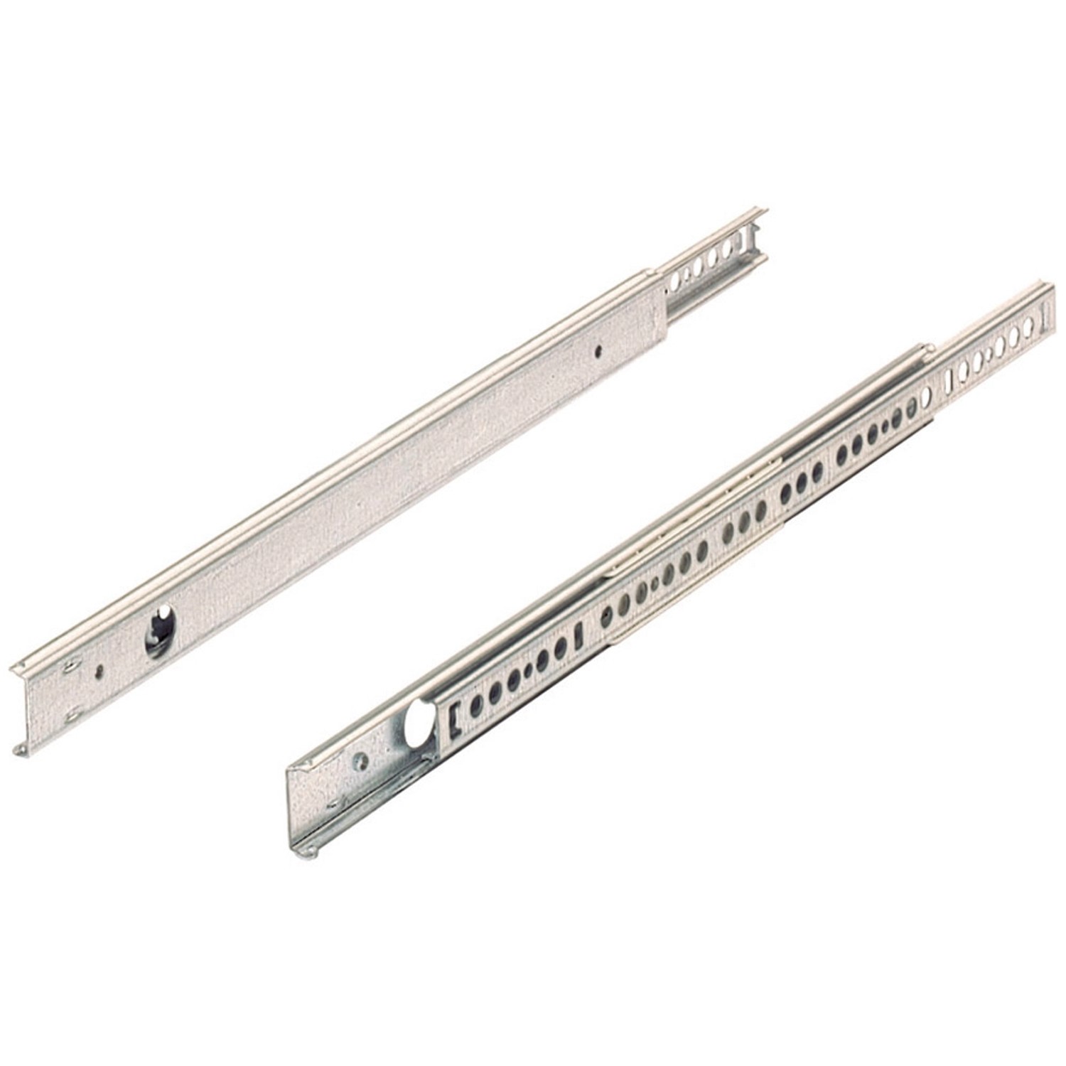 Hettich Prodloužení s kuličkovými ložisky pro zásuvky s drážkou 27 mm 345 - 550 mm