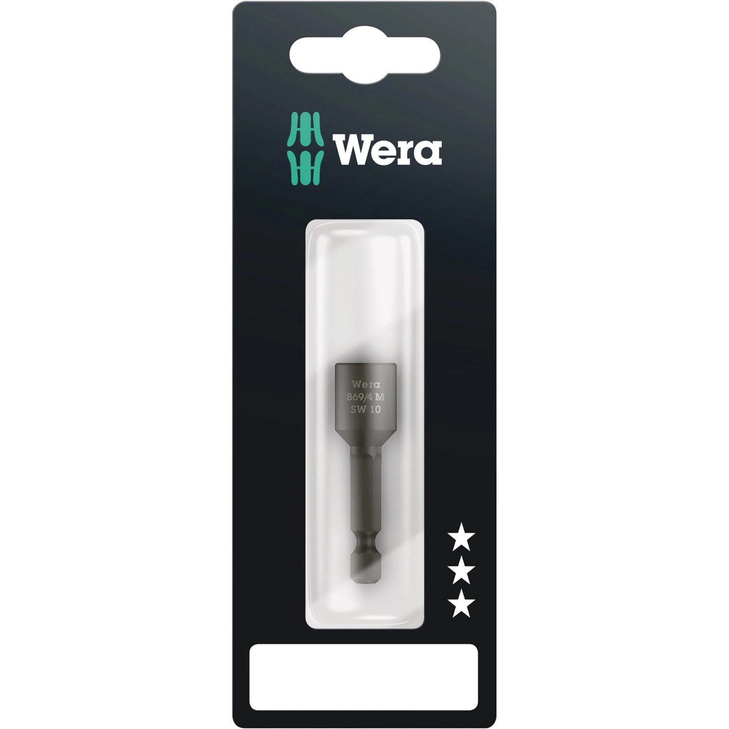 Nástavce nástrčného klíče Wera s upínacím průměrem 10 mm a výstupním průměrem 6,3 mm (1/4 )