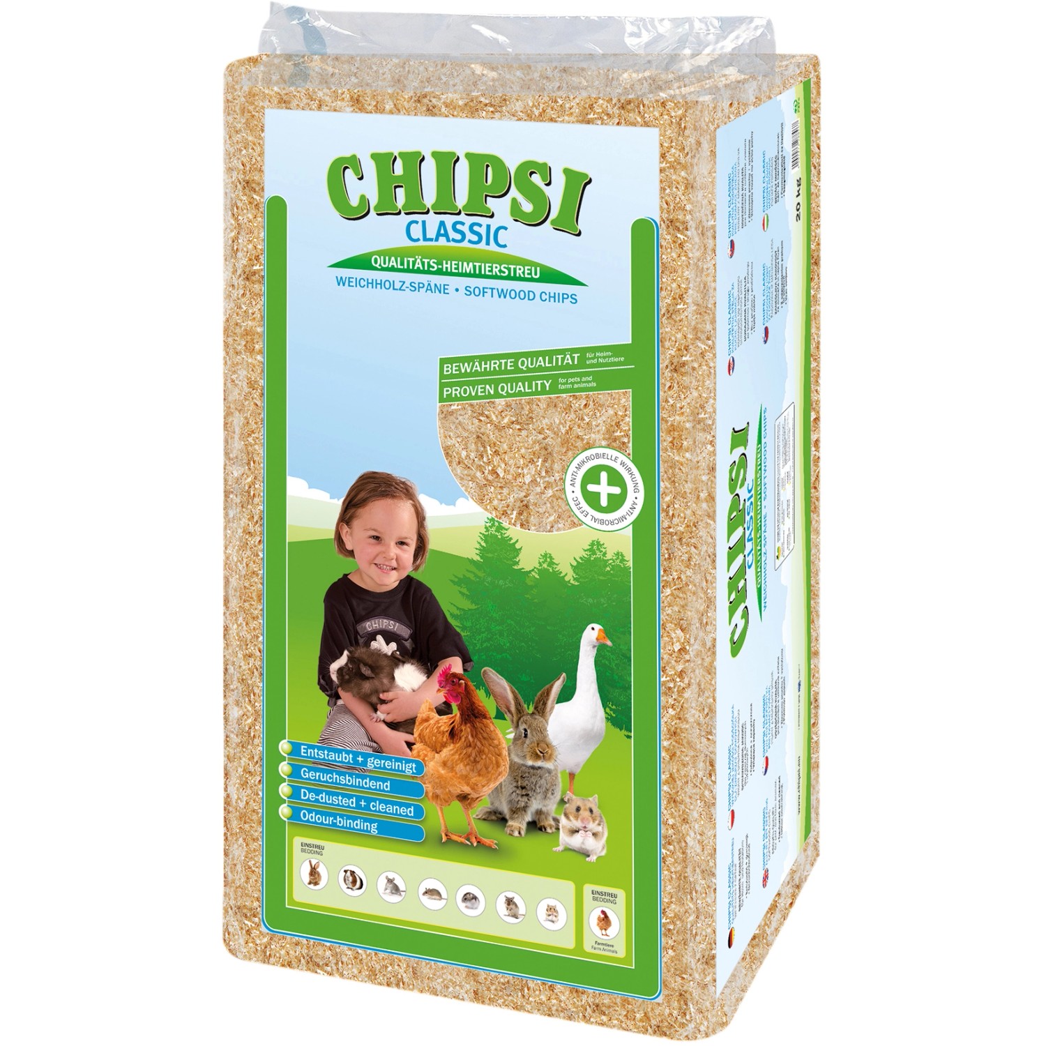 Chipsi stelivo pro domácí mazlíčky Classic 20 kg