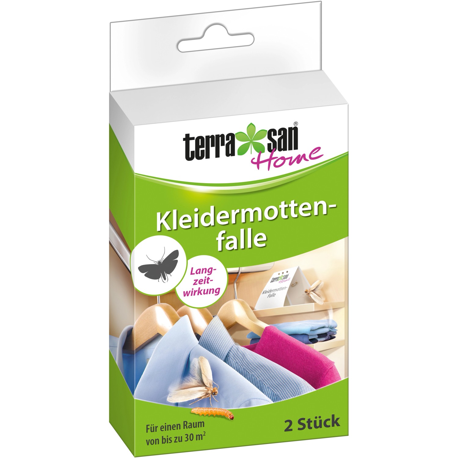 Terrasan Home Lapač molů na oblečení s feromony, 2 kusy