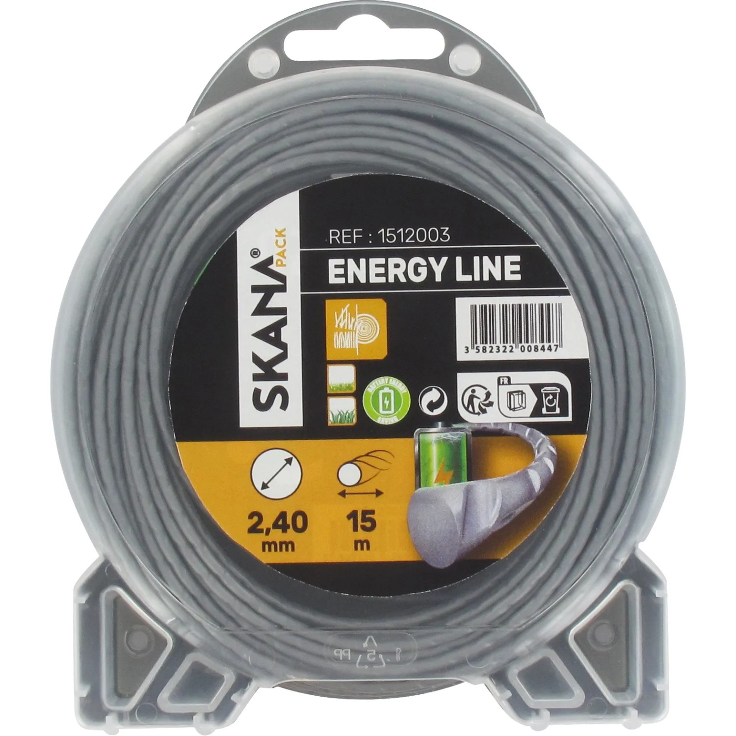 Prémiová žací struna Skana Energy Line O 2,4 mm x 15 m
