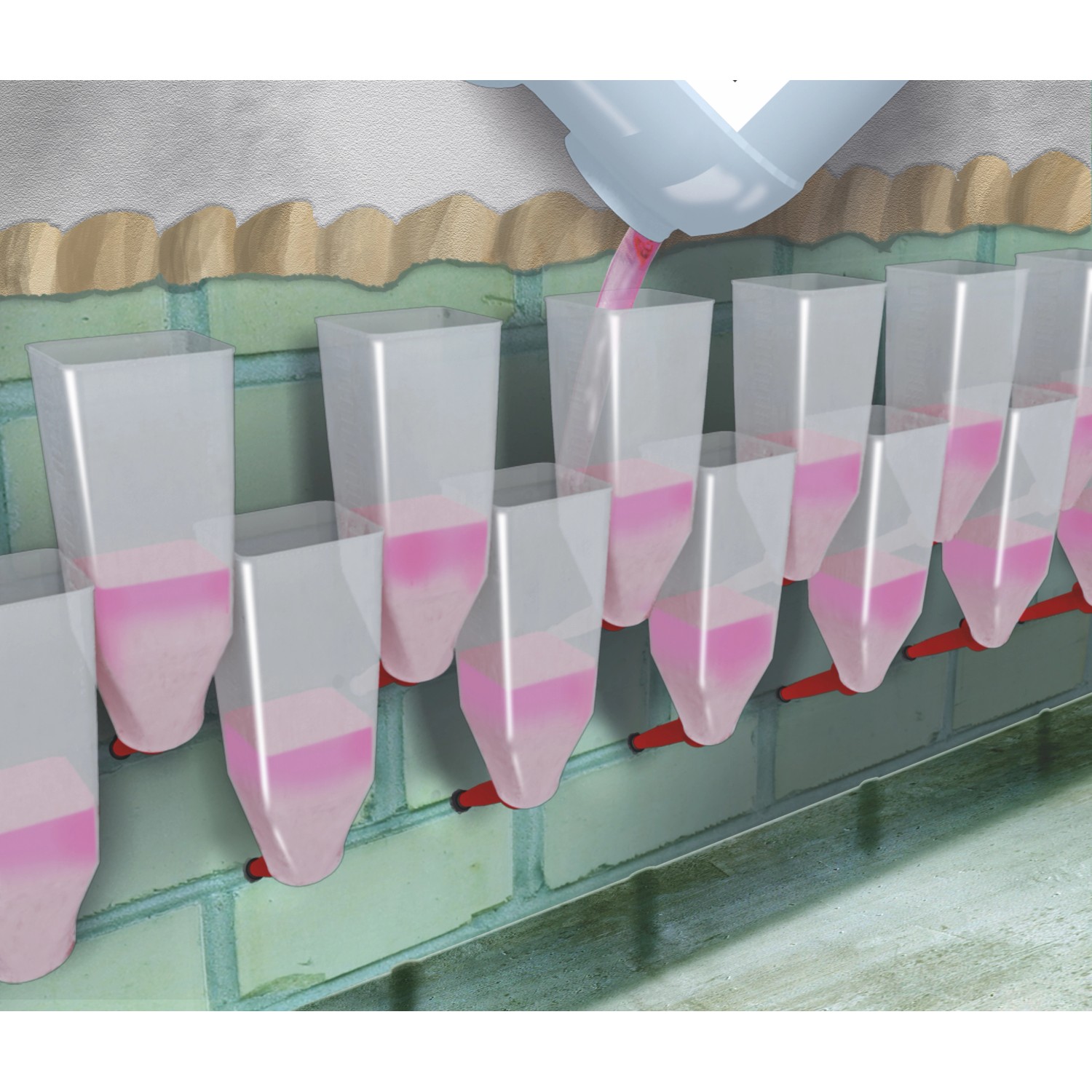 MEM Injekční trychtýře pro sádrokarton , 6 kusů