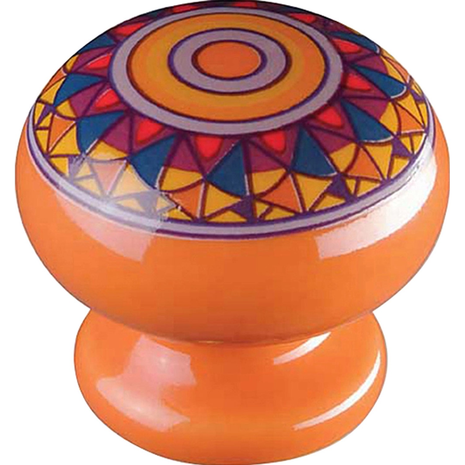 Knoflík SP51, porcelánová oranžová