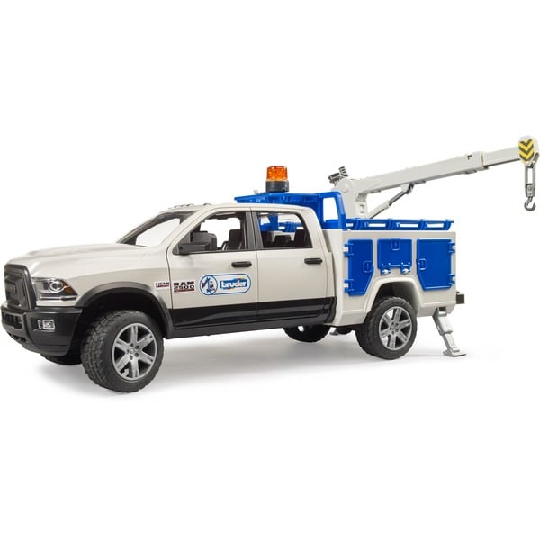 Brother RAM 2500 servisné vozidlo so žeriavom a majákom, model vozidla