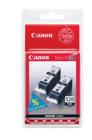 Canon PGI-520 BK black Twin Pack