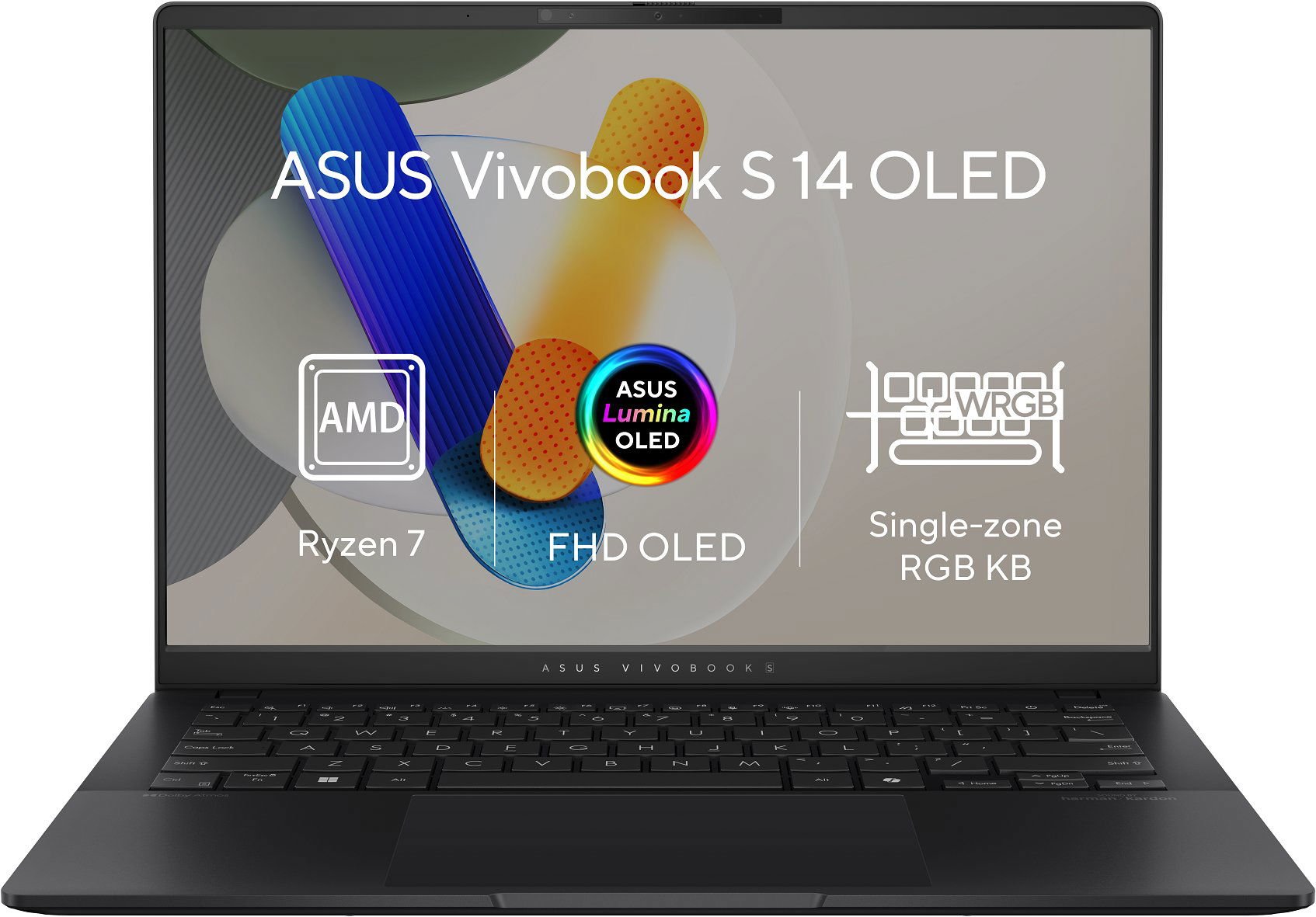 ASUS Vivobook S 14 OLED/M5406KA-OLED108X/AI7-350/14 /WUXGA/24GB/1TB SSD/AMD int/W11P/Black/2R