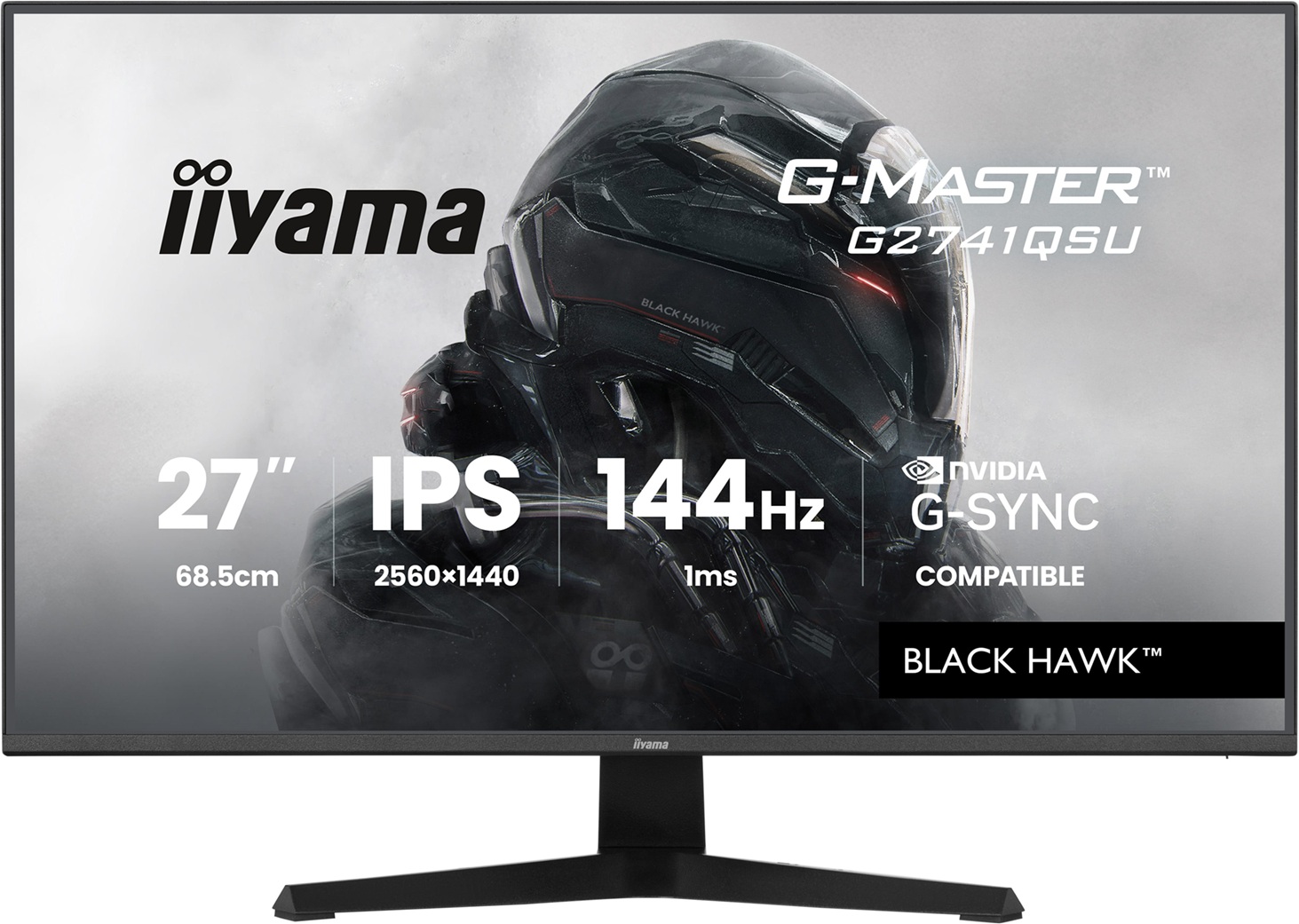 iiyama G-MASTER G2741QSU-B1 počítačový monitor 68,6 cm (27 ) 2560 x 1440 px Černá