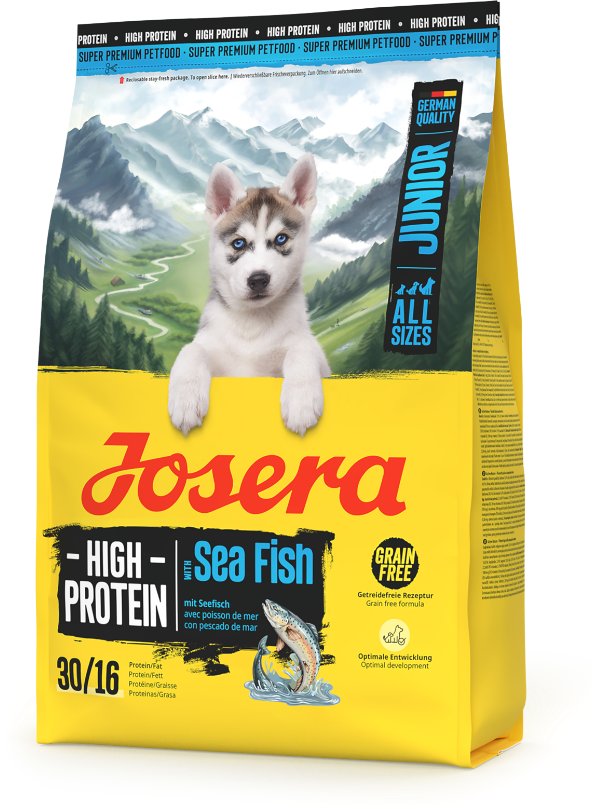 JOSERA Junior High Protein Sea Fish - suché krmivo pro psy - 3kg
