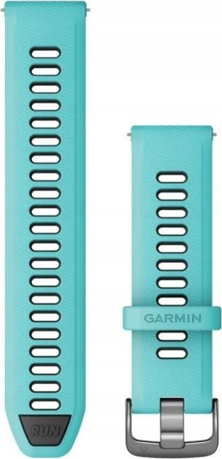 Garmin Garmin Forerunner 265 Greitai atsegamas laikrodžio dirželis, 22 mm, Juoda/Melyna