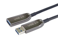 PremiumCord USB 3.0 prodlužovací optický AOC kabel A/Male - A/Female 10m