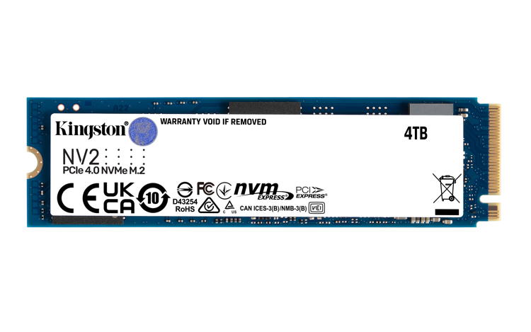 Kingston Flash SSD 2000G NV3 M.2 2280 PCIe 4.0 NVMe SSD