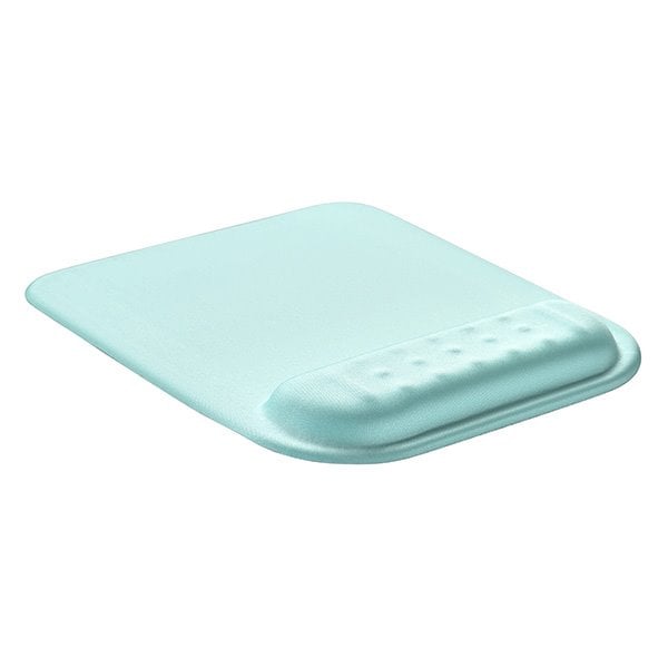 Powerton podložka pod myš a zápästie, Powerton Ergoline Pastel Edition, ergonomická, mätová, pena, Powerton