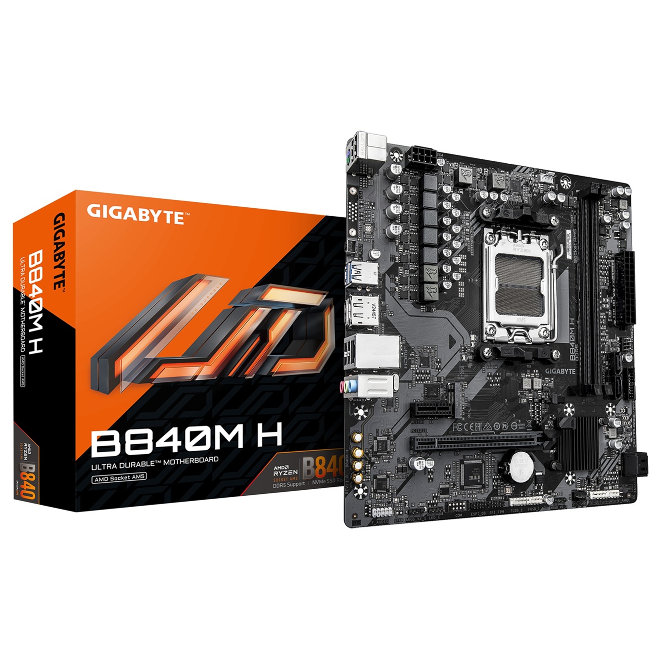 GigaByte B840M H (černá/šedá)