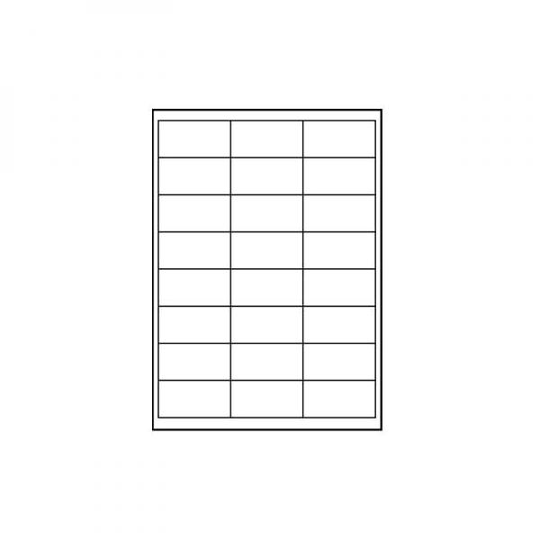Logo A4 Label, Matte, White, 25 ks.