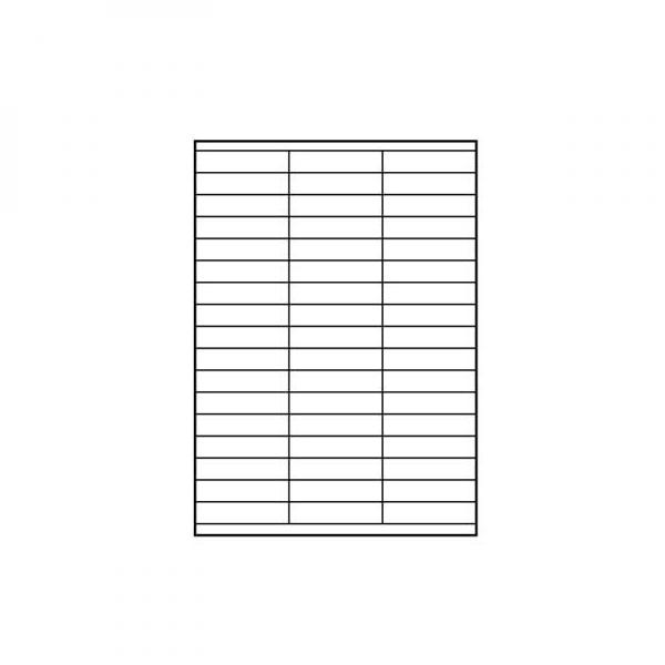 Logo A4 Label, Matte, White, 10 ks.