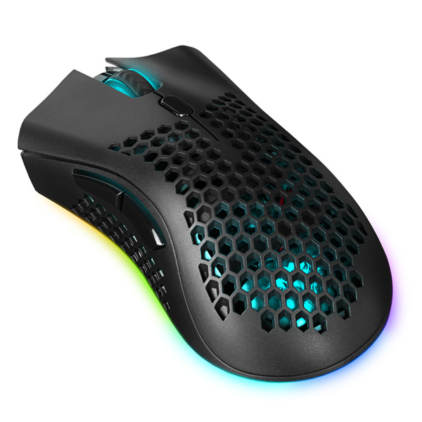Bezdrátová herní myš Warlock GM-709L Optic RF RGB 2400 dpi 8P