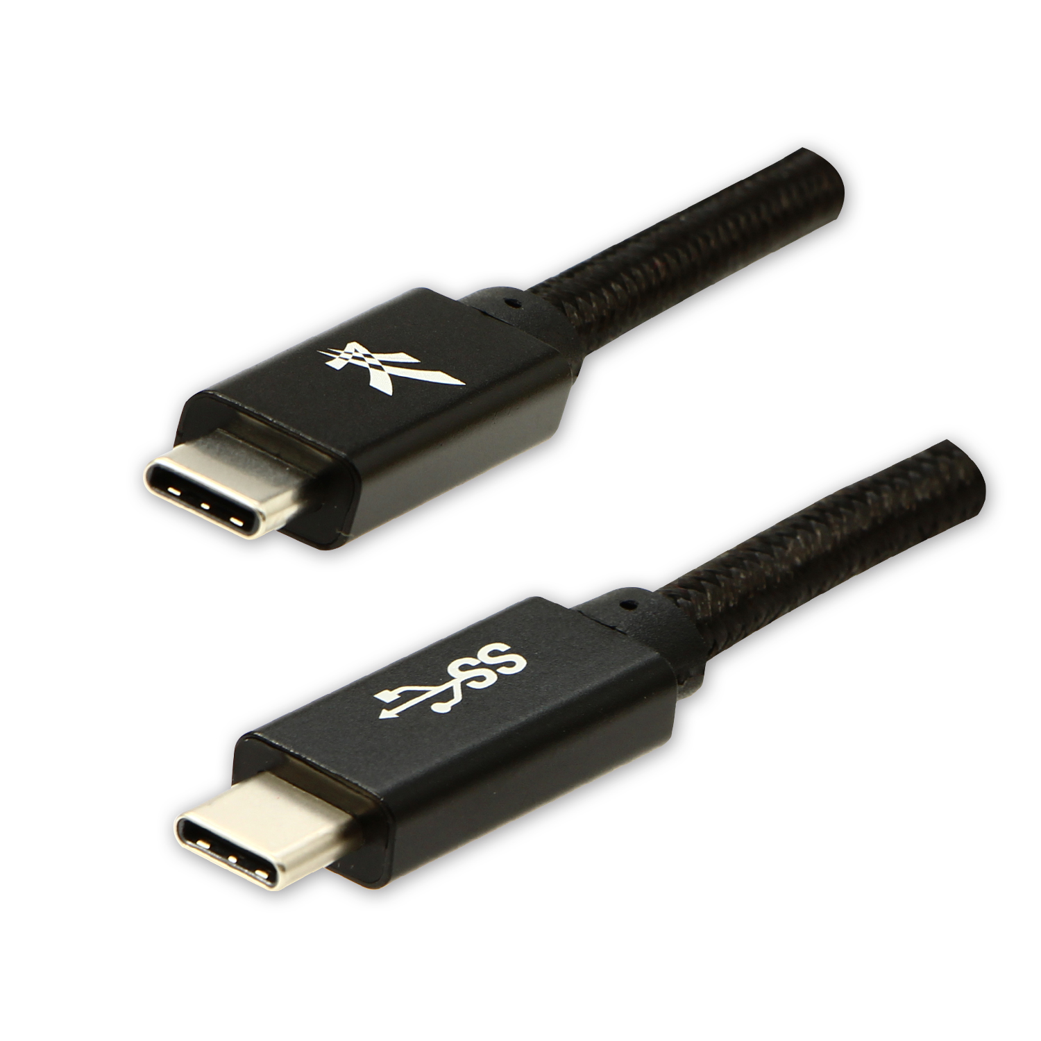 Kábel USB Logo USB-C - USB-C 2 m Czarny