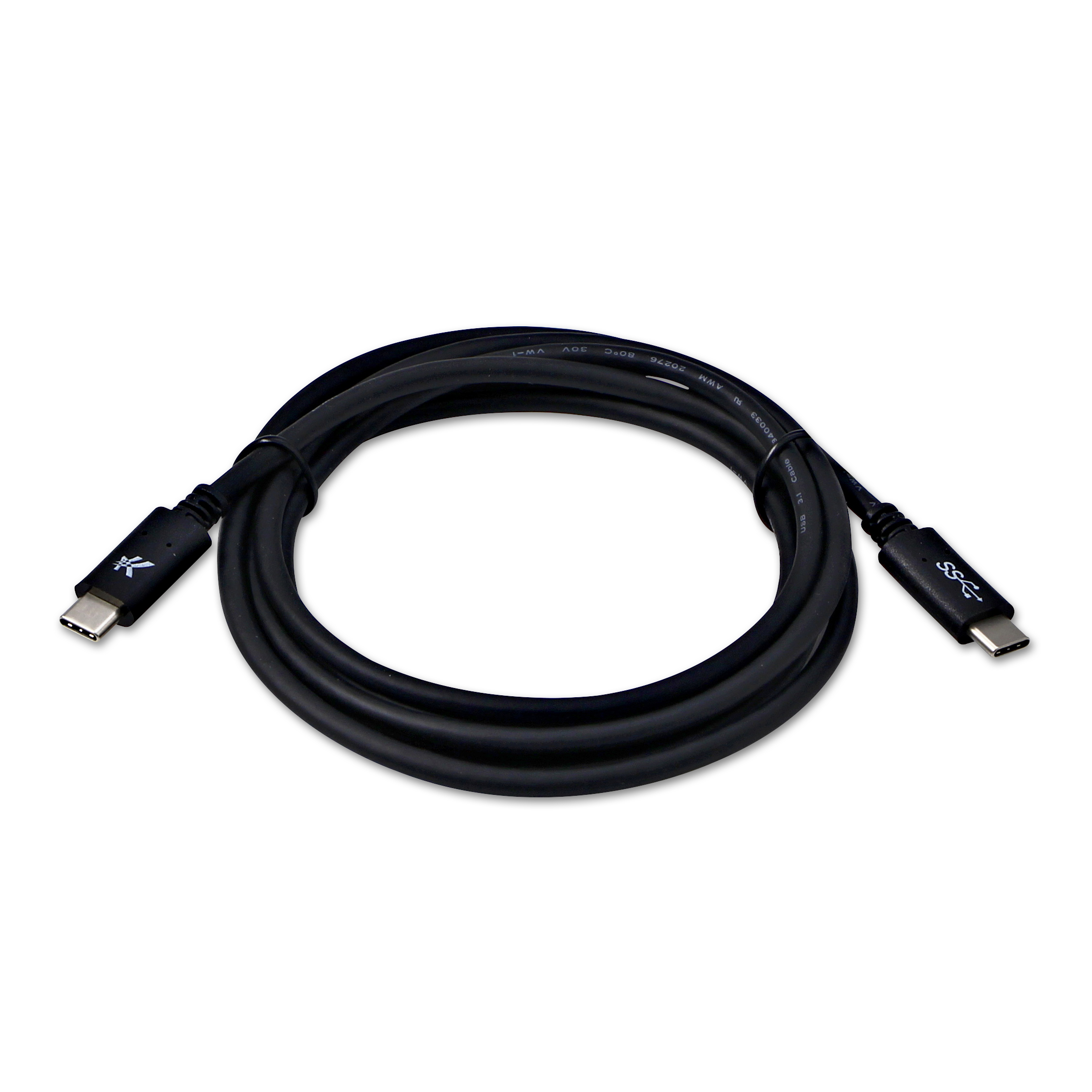 Kábel USB Logo USB-C - USB-C 1 m Czarny