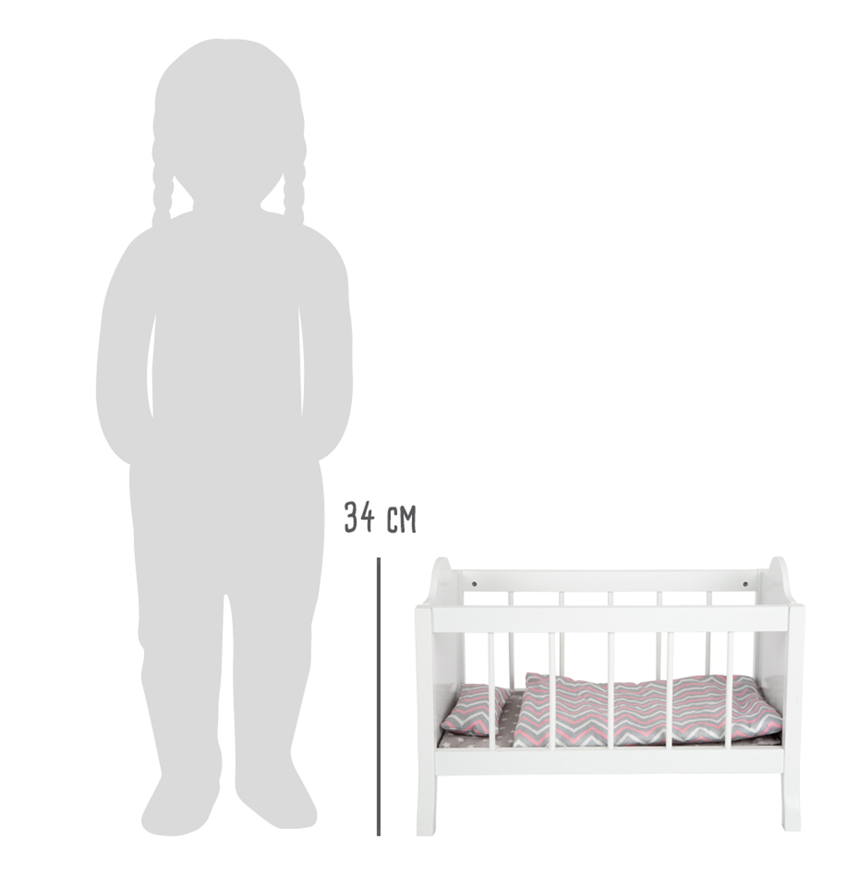 Hračka Small Foot Dětská postýlka pro panenky