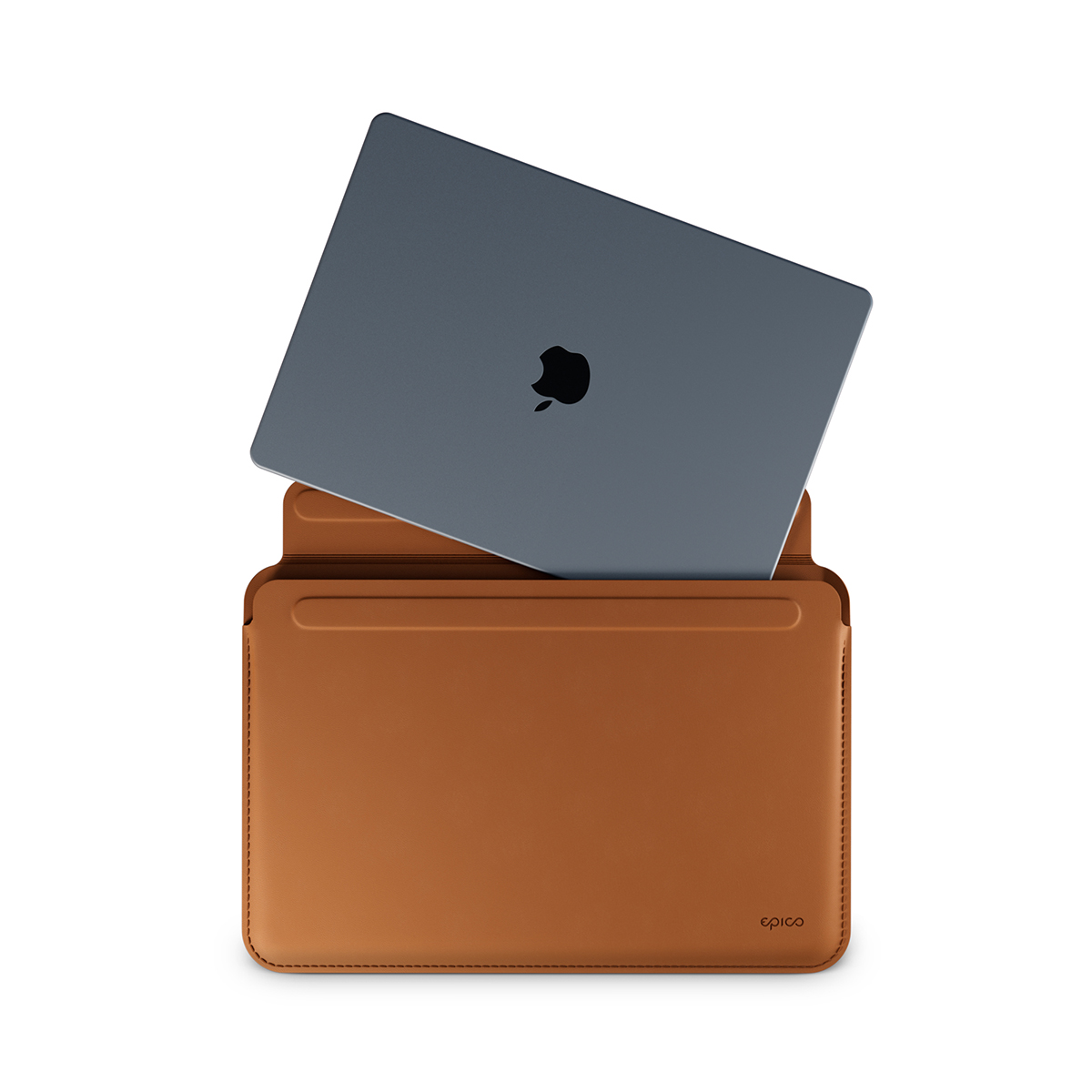 EPICO Kožený obal pro Apple MacBook Air/Pro 13,3  - hnědý