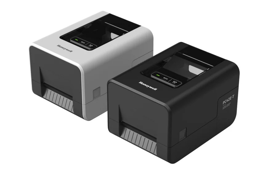 Honeywell - PC42E-T,USB,Ethernet,200dpi,Black,1&0.5  ,no power cord