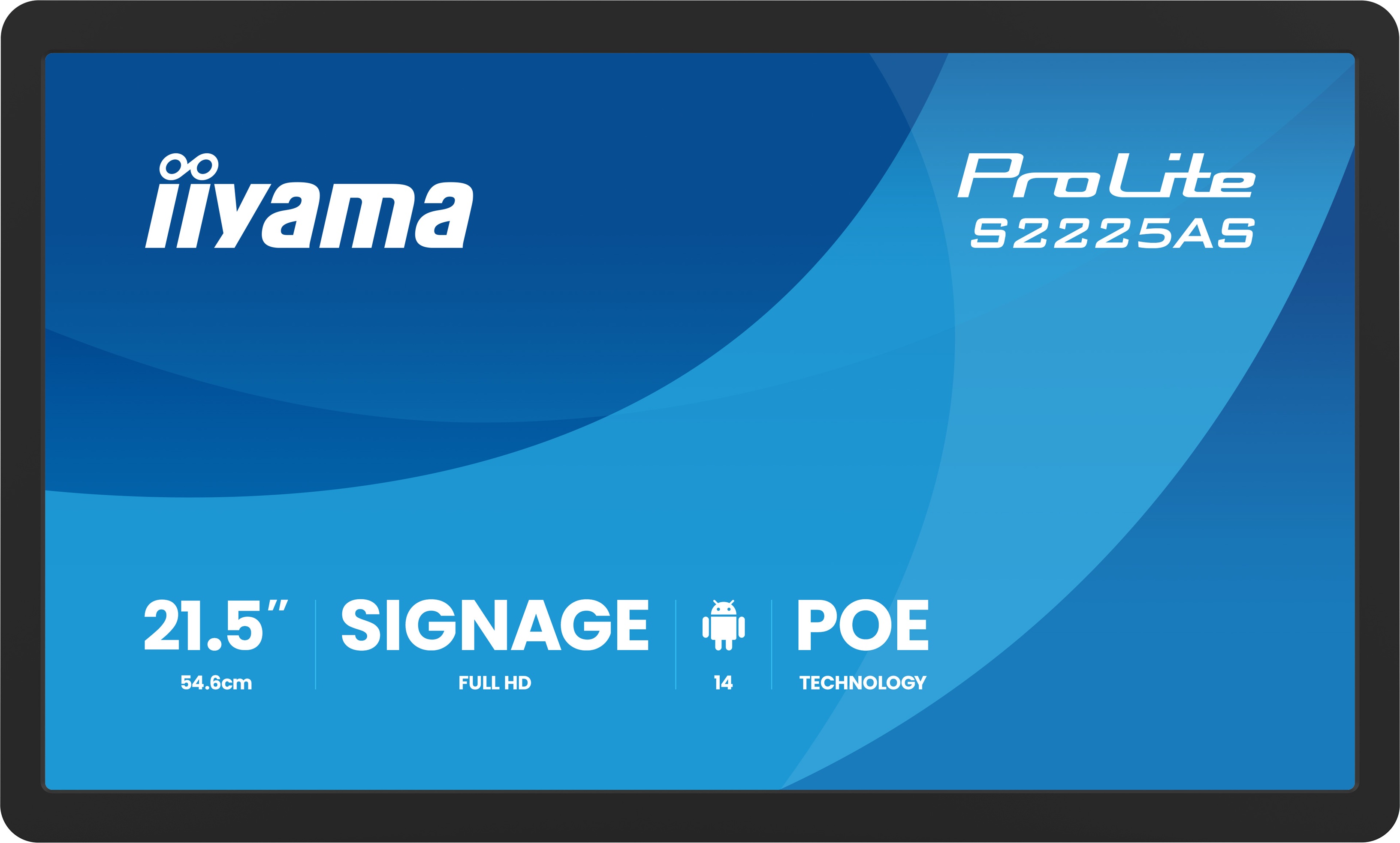 22  iiyama  S2225AS-B1P:IPS,FHD,Android