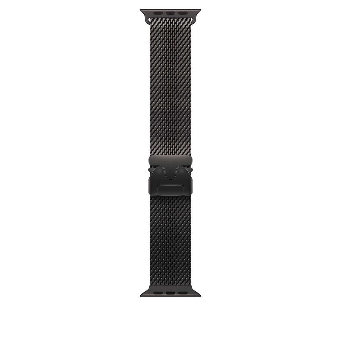Apple Černý titanový milánský náramek pro pouzdro o průměru 49 mm - velikost M
