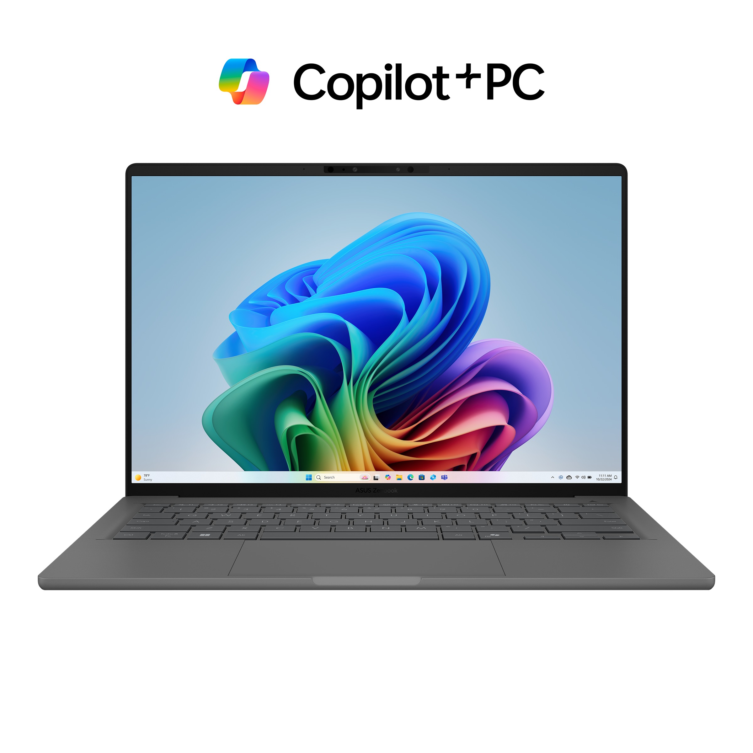 ASUS NTB Zenbook 14 (UX3407QA-OLED339X), X1-26-100, 14  1920x1200 OLED, 32GB, 1TB SSD, Adreno, W11 Pro, Iceland Gray