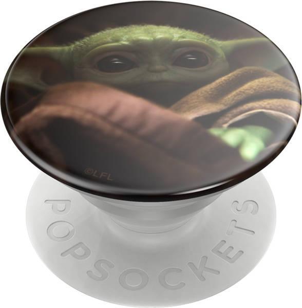 PopSockets PopSockets PopGrip - Výsuvná základna a úchyt pro chytré telefony a tablety s vyměnitelnou horní částí - Dítě (Miminko Yoda)