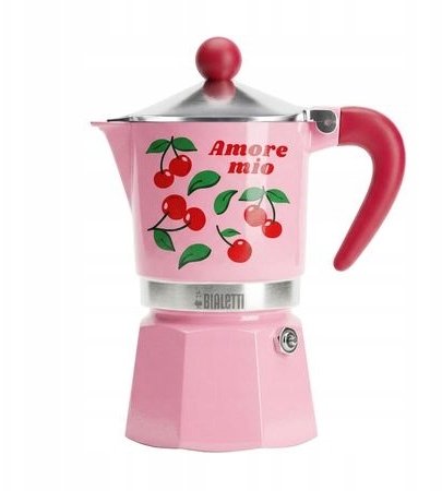 Bialetti Kávovar Kávovar Bialetti Rainbow 3tz Fruit Vibes - růžový