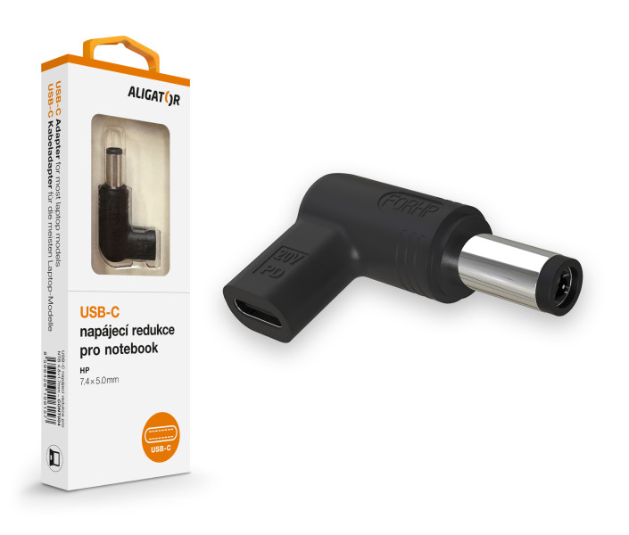 USB-C napájecí redukce 7,4 x 5,0 mm pro notebooky HP