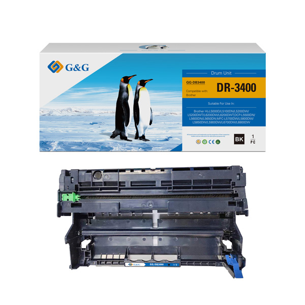 G&G kompatibilní buben z DR3400, černá, 30000, pro bratra HL-L6400DW