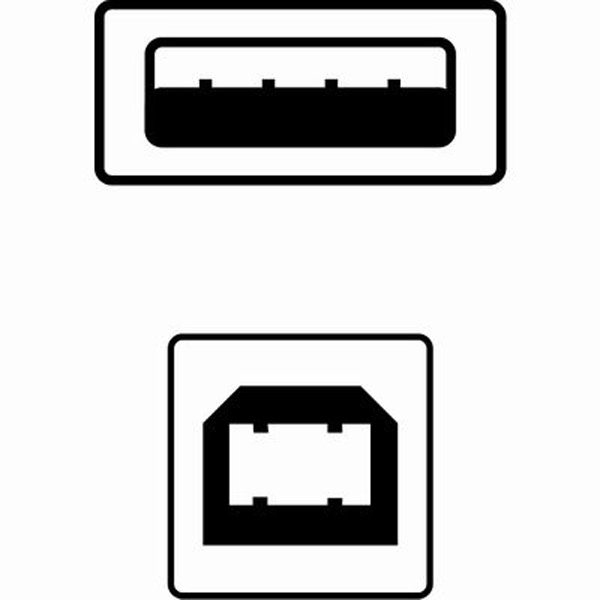 Logo USB kabel (2.0)  USB A samec - USB