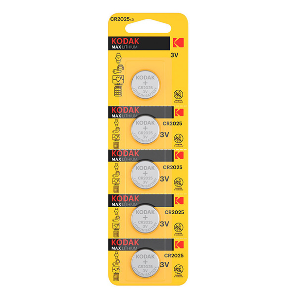 baterie Kodak 3  CR2025  5-pack  blistr/