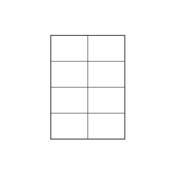Logo A4 Label, Matte, White, 25 ks.
