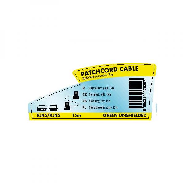Logo Síťový LAN kabel UTP patchcord  RJ4