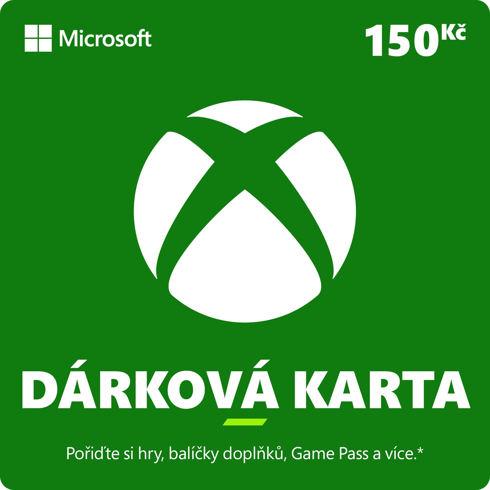 ESD XBOX - Dárková karta Xbox 150 Kč