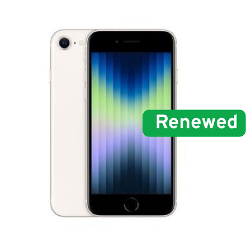 Apple Chytrý telefon RENEW třídy C iPhone SE (2. generace, 2020) 4.7 Retina HD A13 Bionic 3 GB 64 GB iOS bílý Záruka 12 měsíců