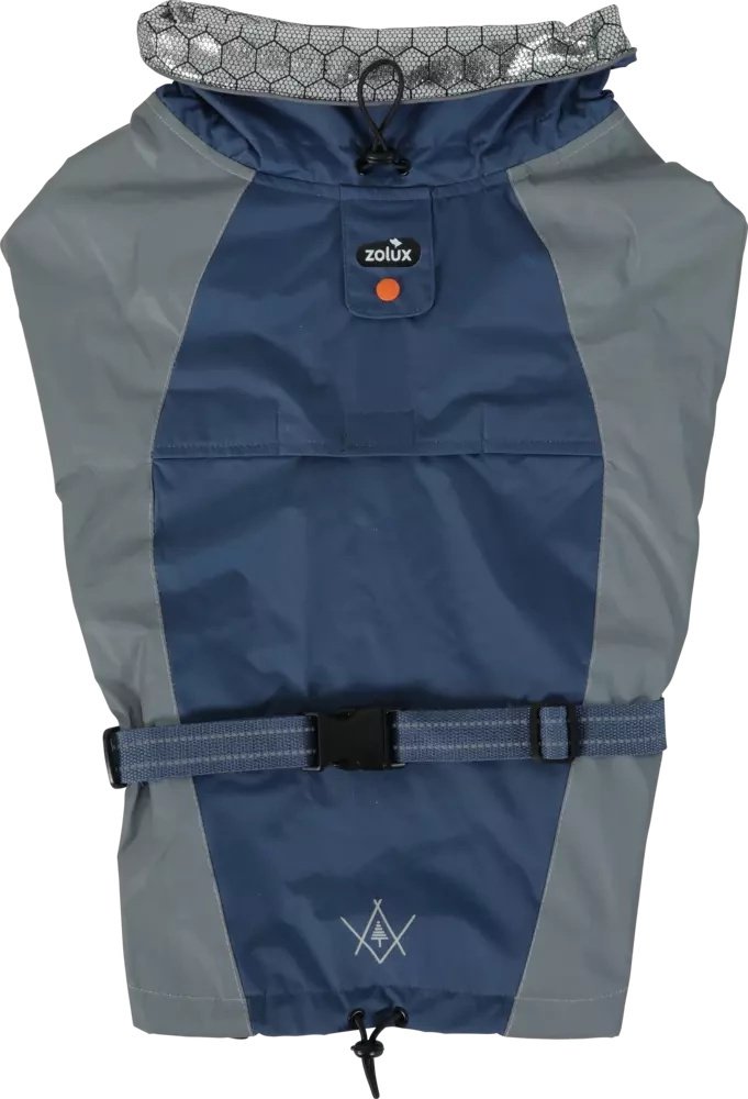Zolux ZOLUX BIVOUAK Větruodolná bunda pro psy 70 cm modrá