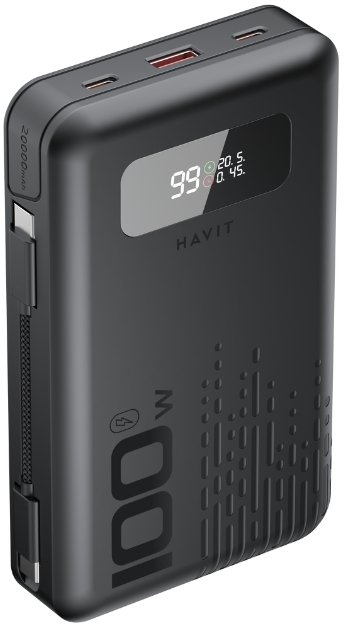 Powerbank Havit PB5212 20000mAh (czarny)