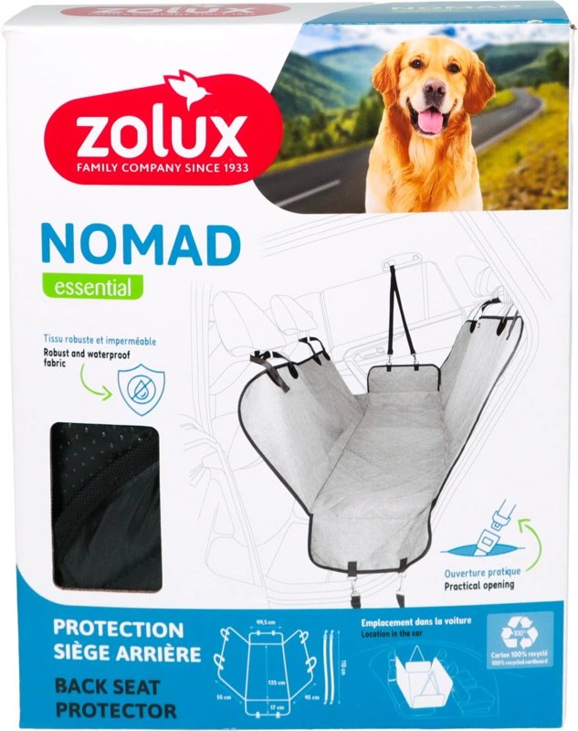 Hurtel Ochranný potah ZOLUX na zadní sedadla auta NOMAD