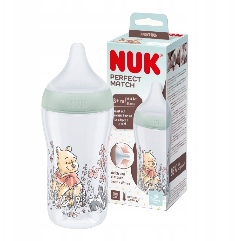 NUK LAHEV NUK PP 260ML SIL WTP M KUBUS10742027 1/6