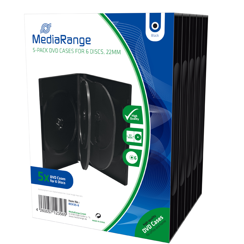Boxy MediaGange pro 6 CD/DVD 5 ks. (Box35-6)